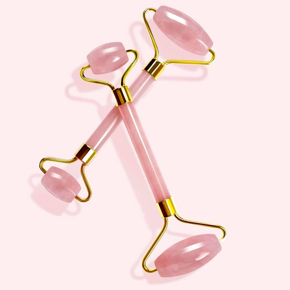 Elle Rose Quartz Facial Roller